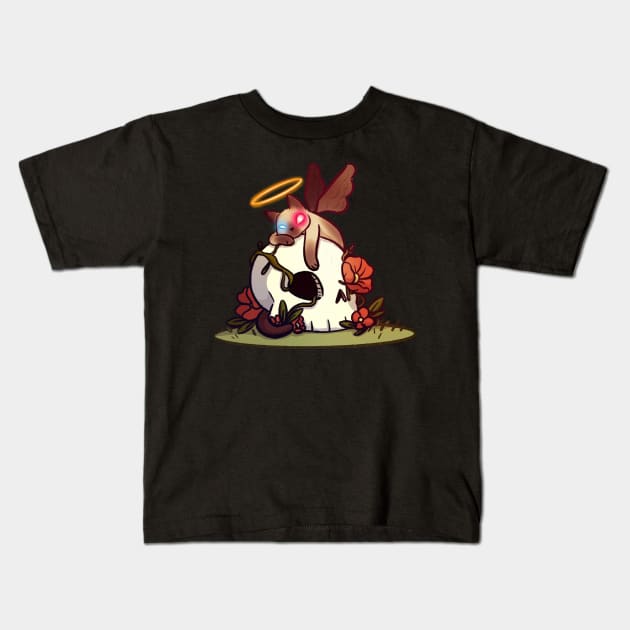 The good death Kids T-Shirt by Kami Aguiar (skulldragon)